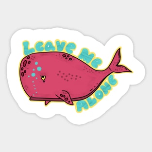 Big Sweet Whale Sticker